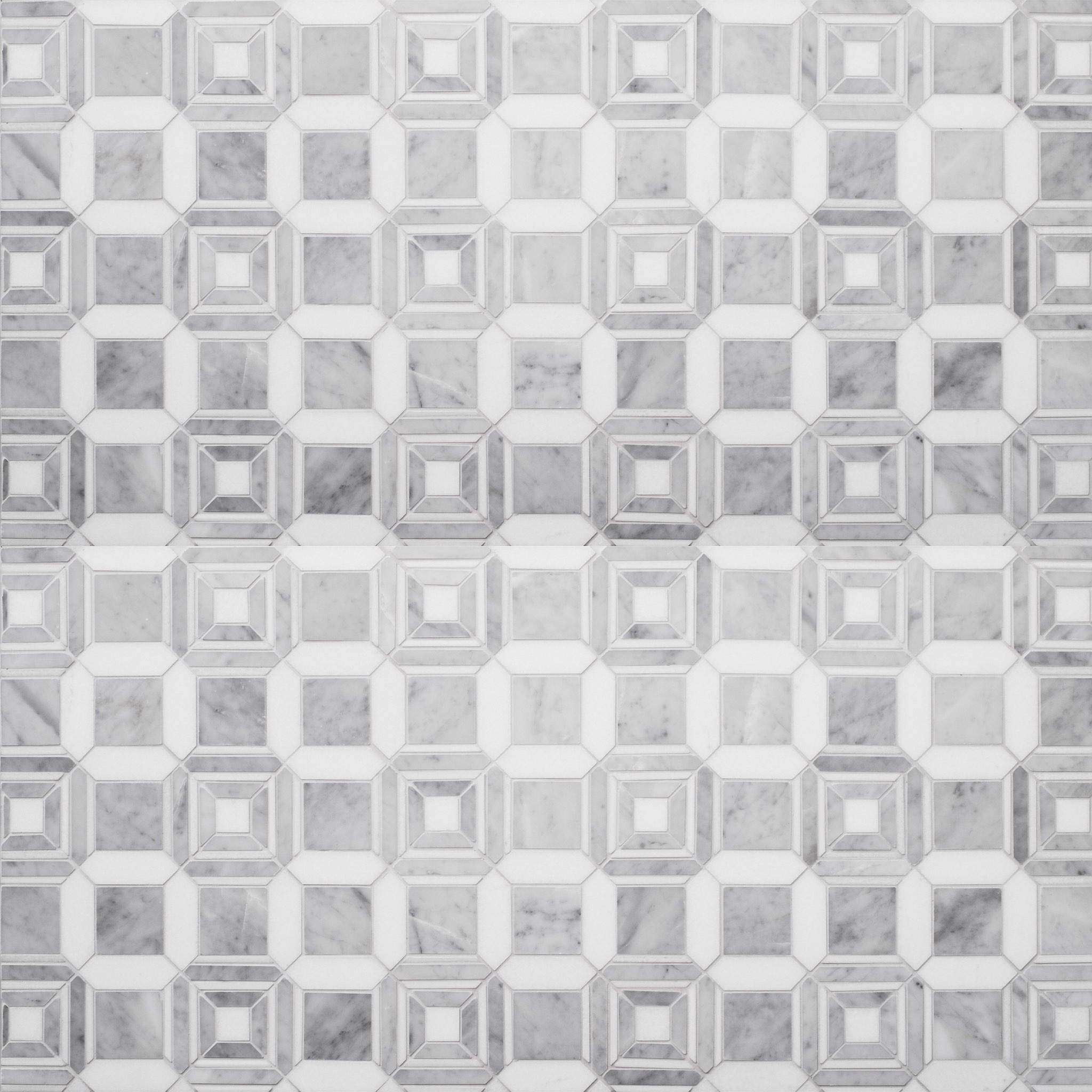 Channel Carrara & Thassos Honed