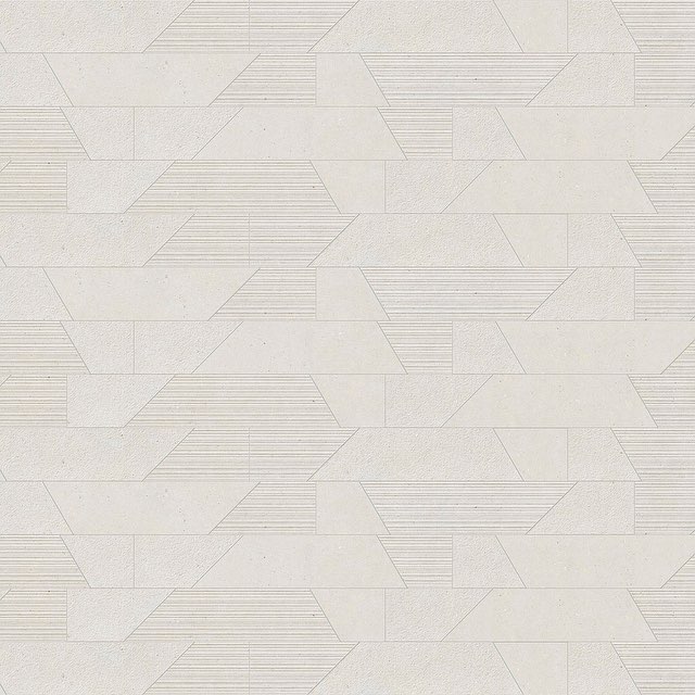 White Listello Mix Argento