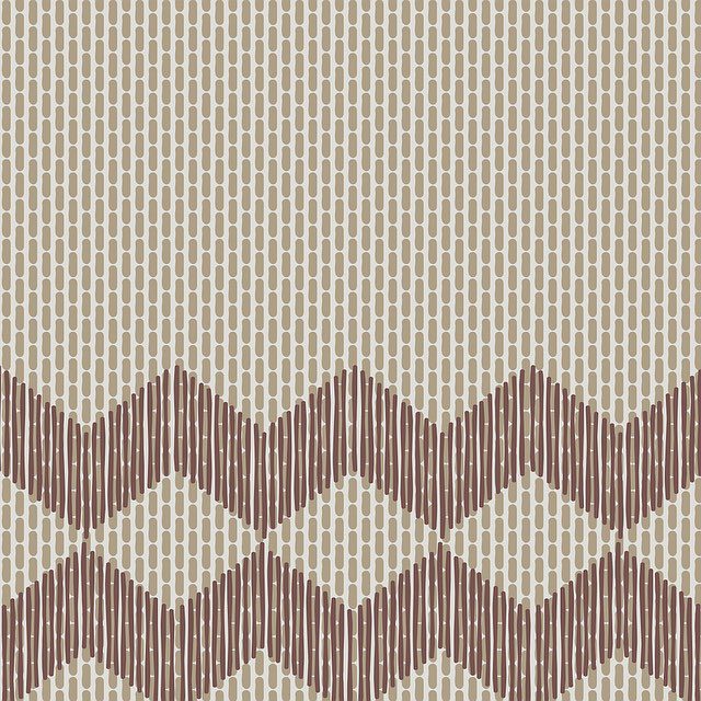 Zigzag Half Brown