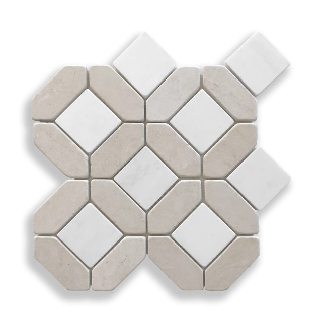 DLT92859 Utica Limestone white tumbled