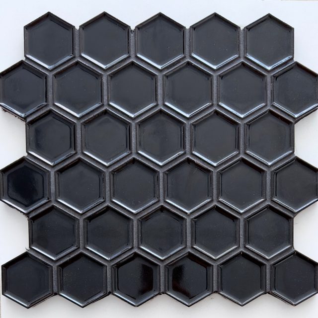 DL10338 Mini Black Hexagon