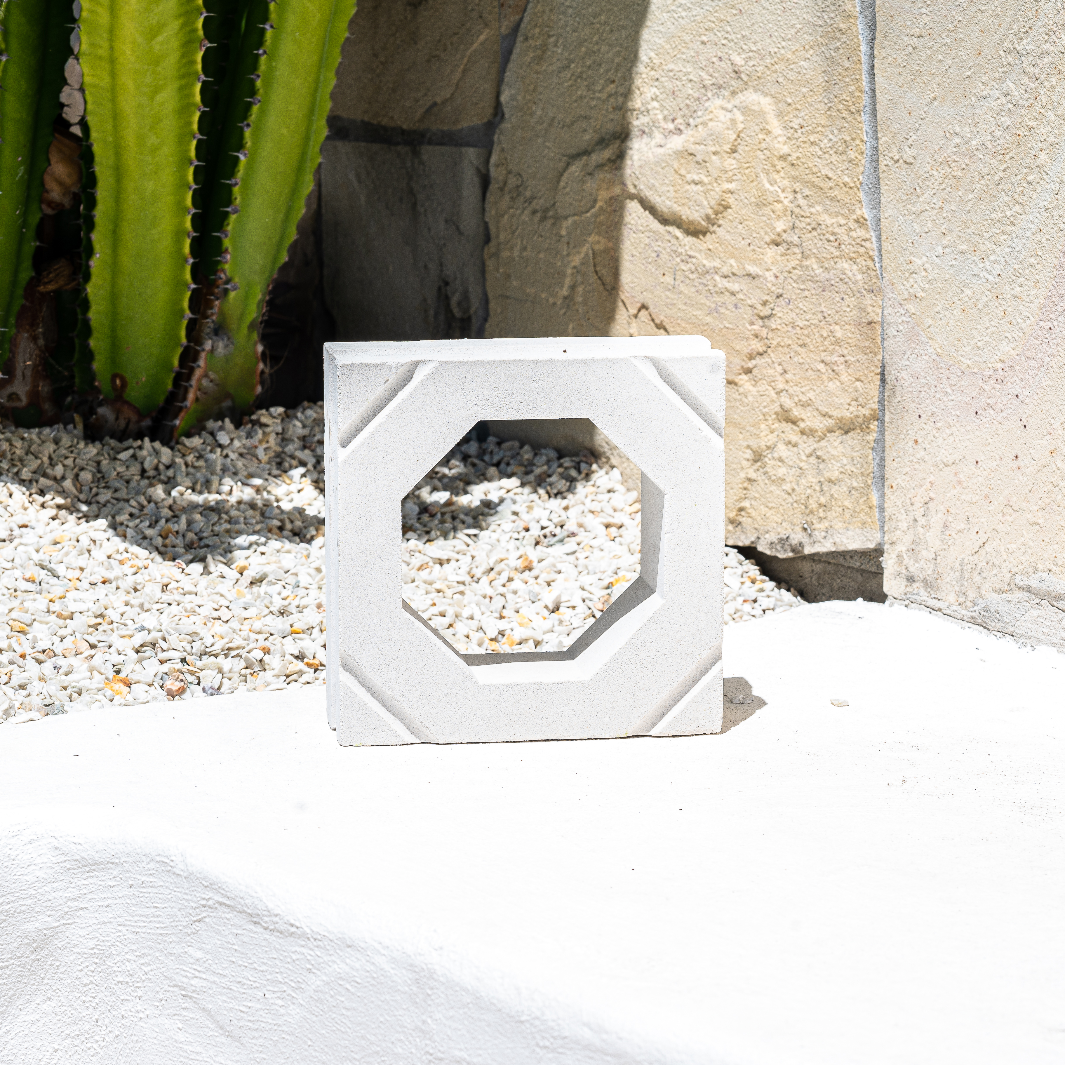 White Small Octagon