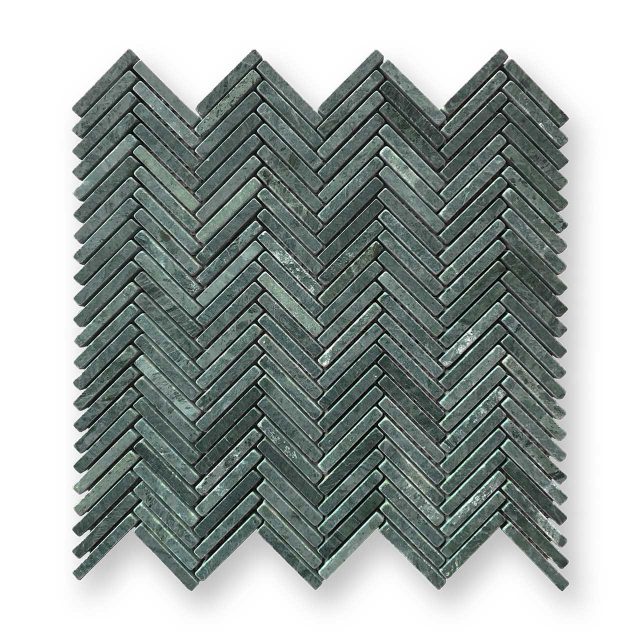 DLT93656 Green herringbone