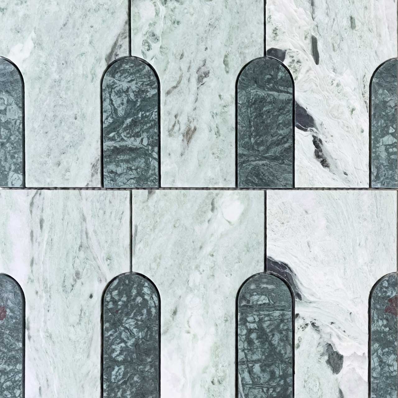 Pio Piccola Amazonia & Taj Green honed