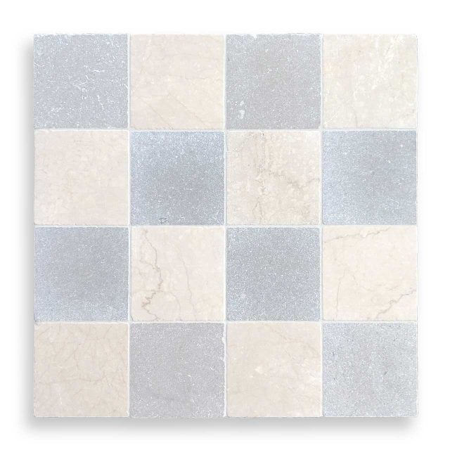 DLT92854 Cinder grey & DT1624 Botticino tumbled