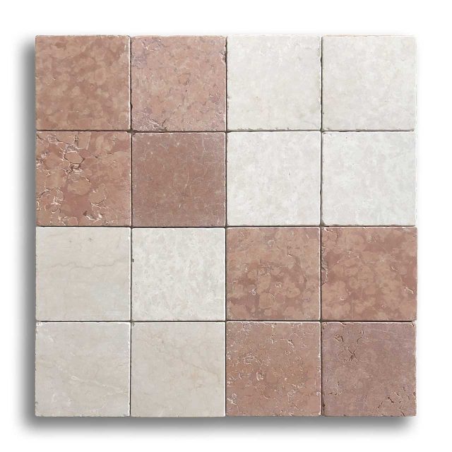 DT1942 Rosso verona & DT1624 Botticono tumbled