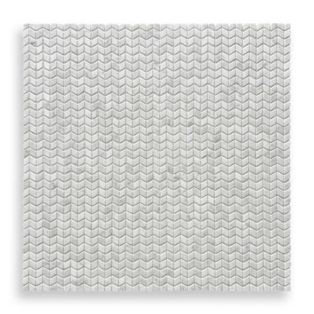 DT2327 Carrara Chevron Tumbled