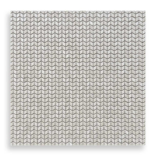 DT2329 Botticino Chevron Tumbled