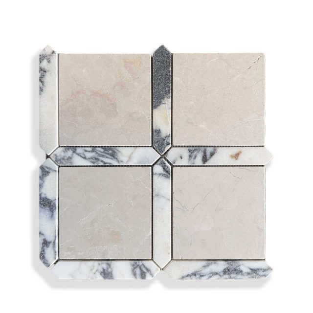 DT2382 Roche Botticino & Viola Tumbled