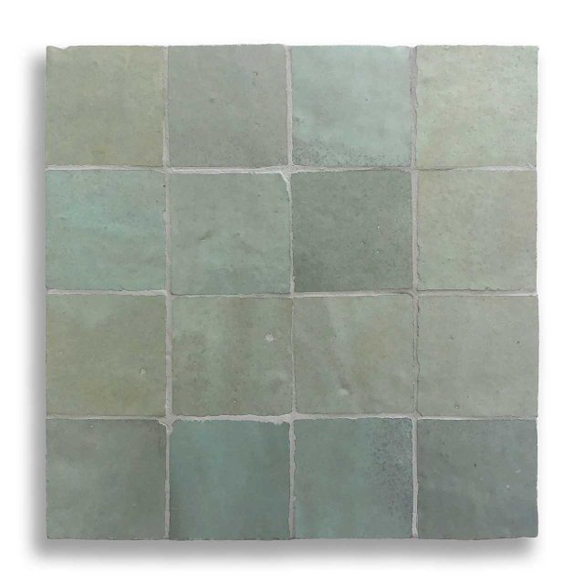 DLT89786 Sage Zellige Handmade