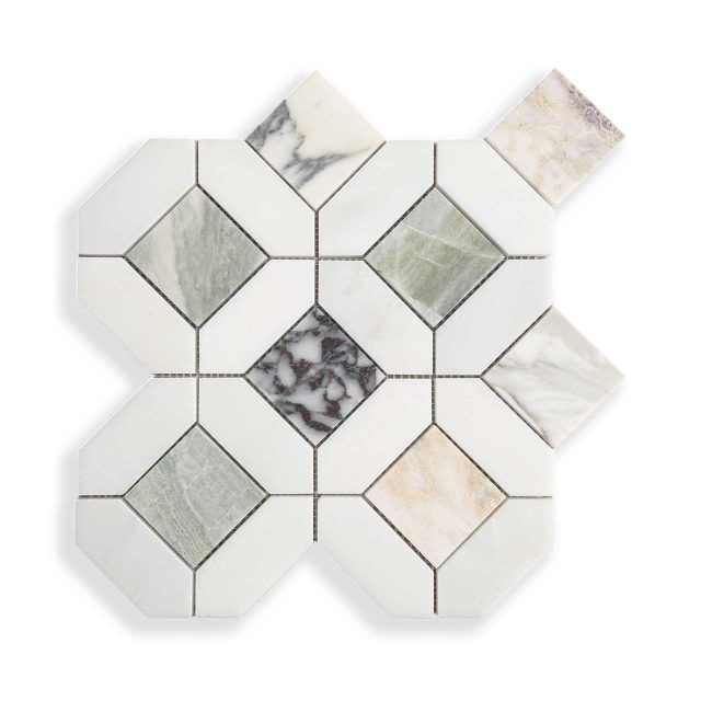 DT2416 XL White Multicolour Honed